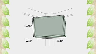 42 Inch Outdoor TV Cover (Front Half Cover) - 13 sizes available