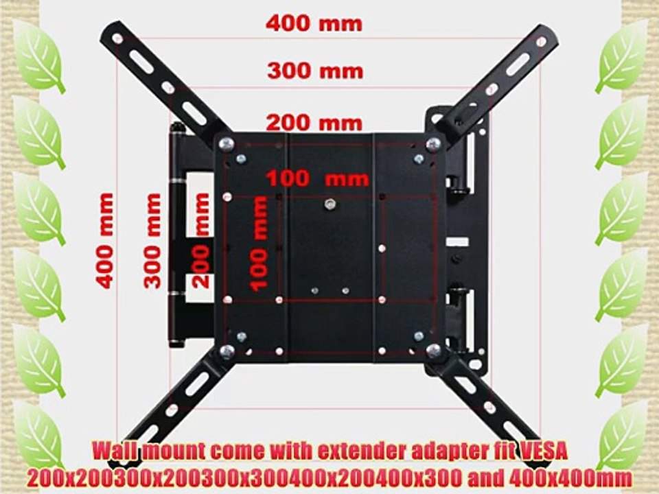 VideoSecu Articulating Plasma TV LCD LED TV Monitor Swing Wall Mount for LG 42LV5500 42LV3700