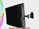 Large Flat Screen TV / LED / HDTV Vinyl Padded Dust Covers With Remote Control Pocket For Protection