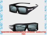 Xpand X103 Universal Active Shutter 3D Glasses - Bundle of Two Pairs