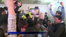 Iraq celebrate football victory over Iran in Asian Cup