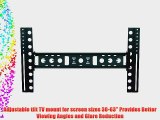 AVF EL801B-A Adjustable Tilt TV Mount for 30-Inch to 63-Inch Screens Black