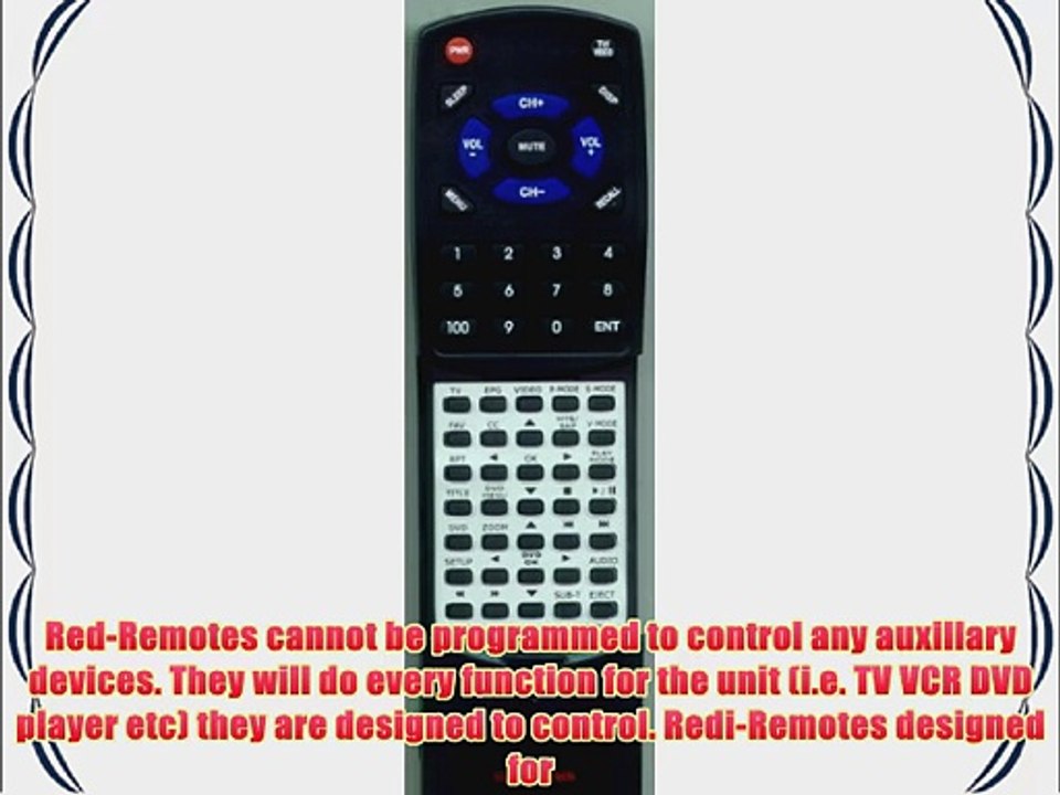 MINTEK Replacement Remote Control for DTV265D DTV373D RC600B RC600 RC600MTK