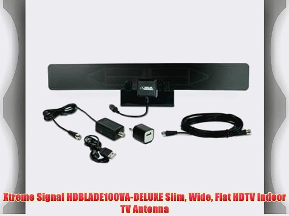 Xtreme Signal HDBLADE100VA-DELUXE Slim Wide Flat HDTV Indoor TV Antenna