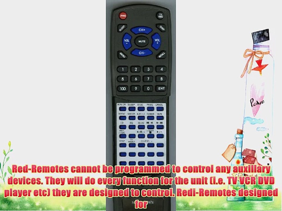 PANASONIC Replacement Remote Control for N2QAHB000013 SCAK77 SAAK77