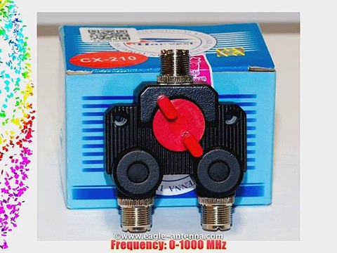 Harvest CX-210 Coaxial Switch - 2 Position Coaxial RF / Antenna Switch w/ SO-239