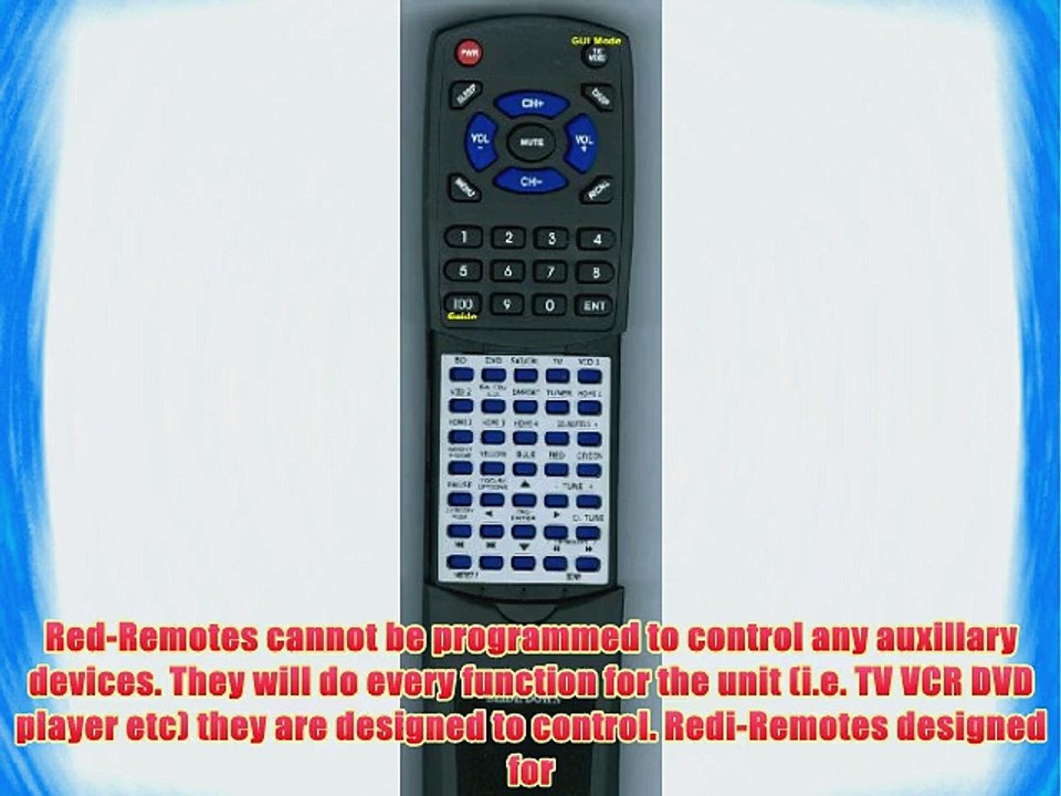 SONY Replacement Remote Control for RMAAP051 STRDN1010 148785711