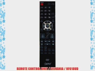REMOTE CONTROL UNIT / SYLVANIA / NF018UD