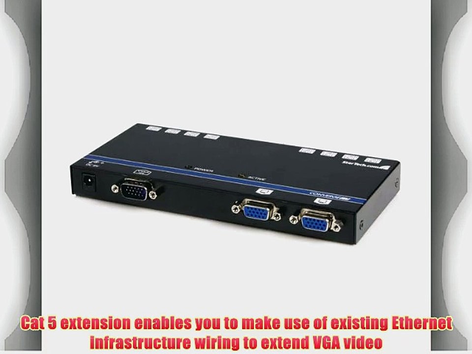 Startech 8 Port Vga Video Extender Over Cat 5