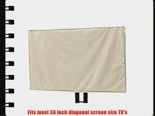 38 Inch Outdoor TV Cover (Front Half Cover) - 13 sizes available