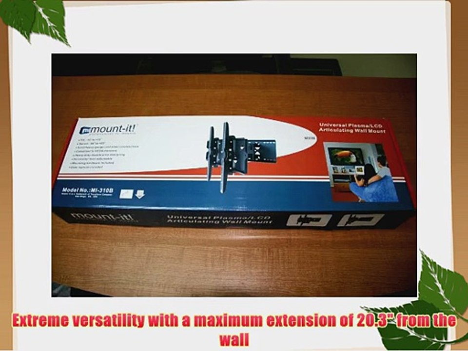 Black Steel Swivel TV Mount Plasma and LCD compatible with Pioneer Models PDP-5080HD PRO-111FD