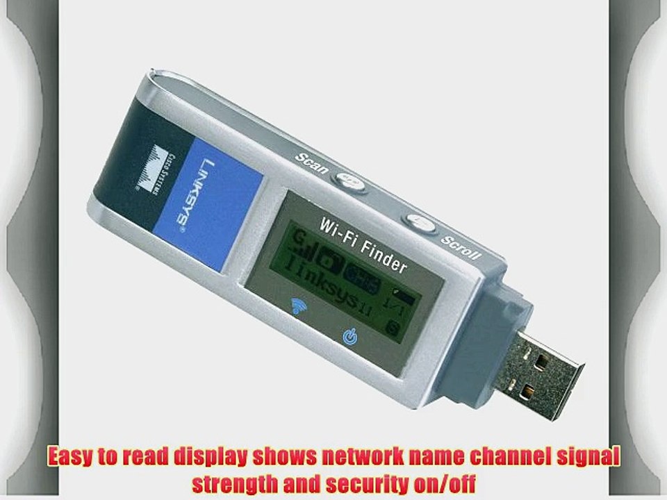 Cisco-Linksys WUSBF54G Wireless-G USB Network Adapter with Wi-Fi Finder