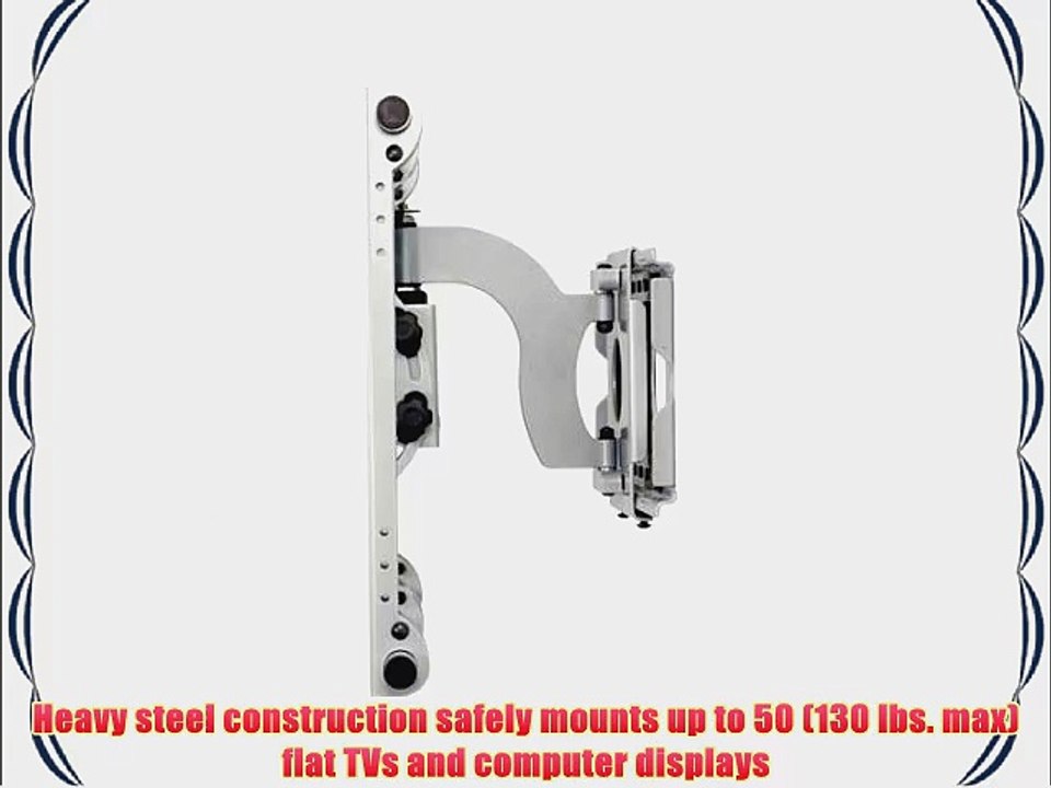 Sanus VMSA-S VisionMount Articulating Wall Mount for 30 to 50 Displays (Silver)