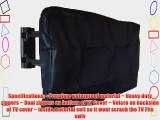 James Mounts and More - Premium Outdoor Indoor TV Cover for 34-38 inch TV's For tilt wall mounts