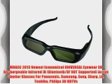 MOACC 2013 Newest Economical UNIVERSAL Eyewear 3D Rechargeable Infrared IR (Bluetooth/RF NOT