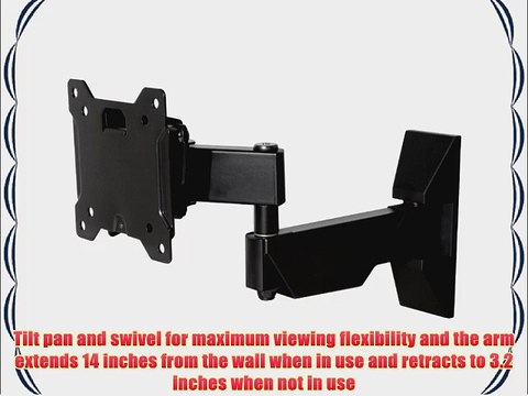 OmniMount OC40FMX Full Motion with Extra Extension TV Mount for 13-Inch to 37-Inch TVs