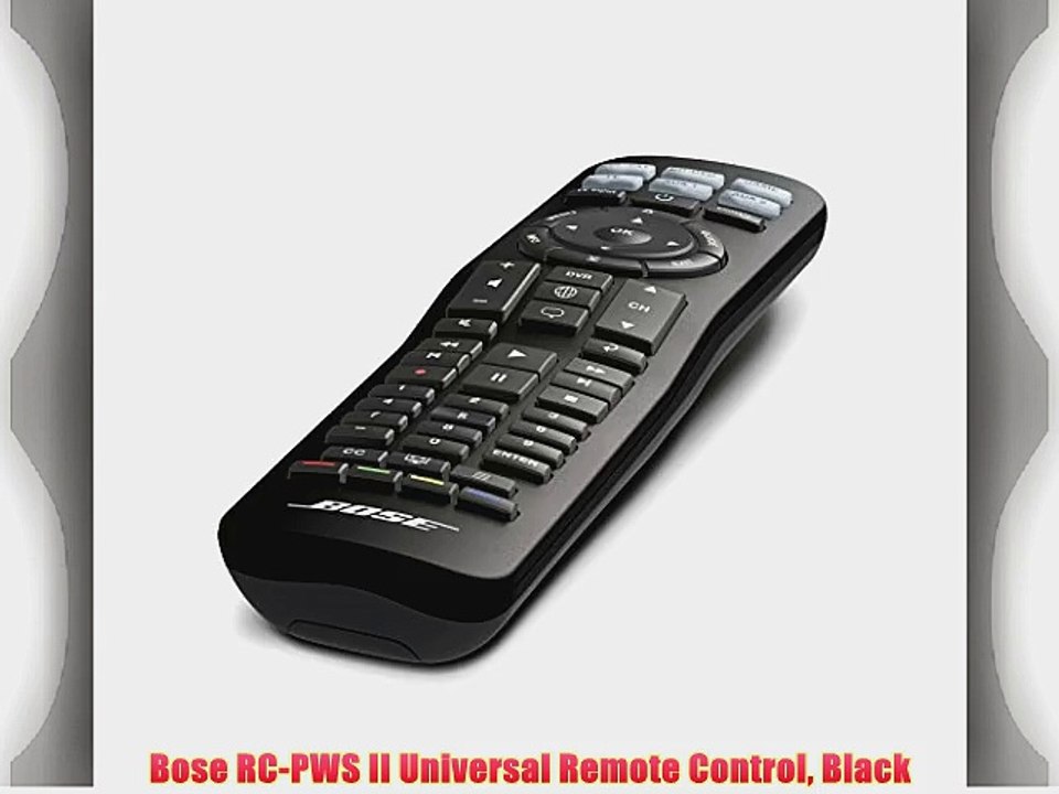 Bose RC-PWS II Universal Remote Control Black