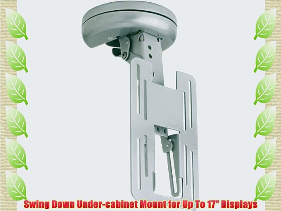 Swing Down Under-cabinet Mount for Up To 17 Displays