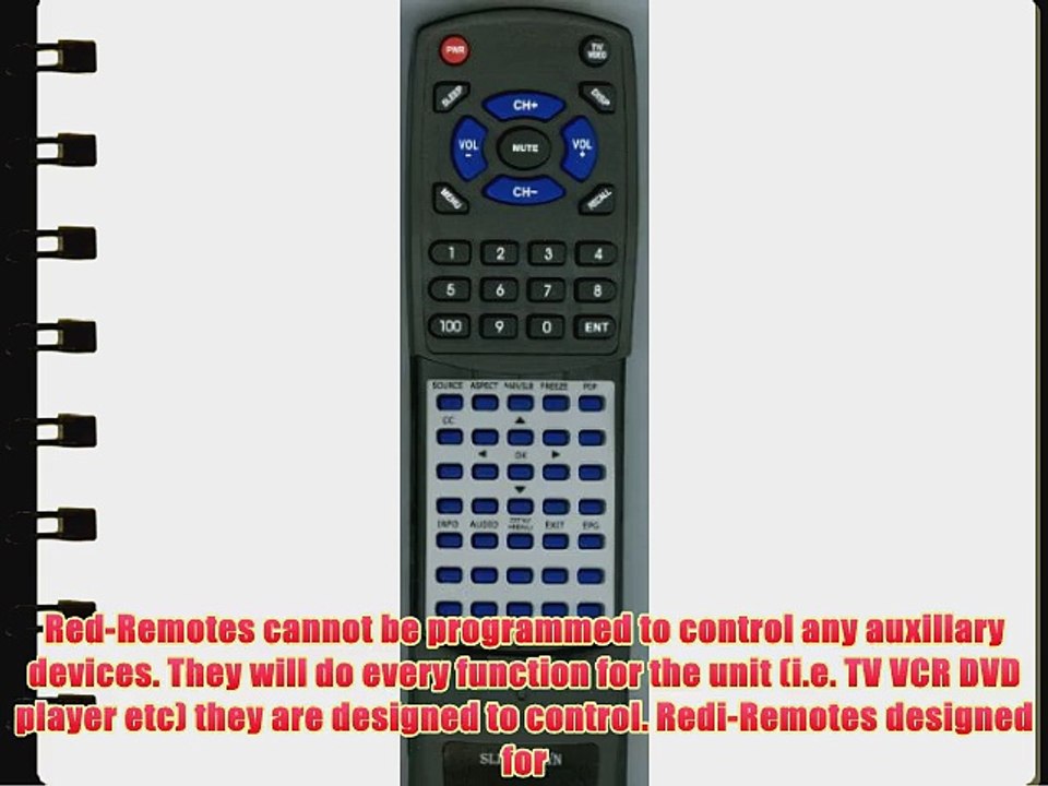 EMPREX Replacement Remote Control for HD3701P RC60US2