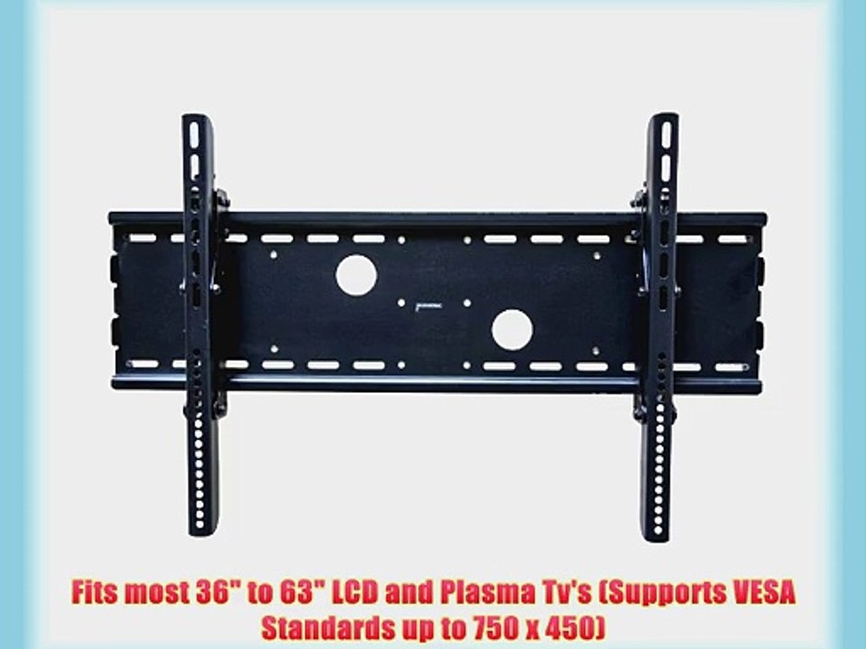 Black Adjustable Tilt/Tilting Wall Mount Bracket for Panasonic Viera TC-P65S1 65 Inch LCD HDTV