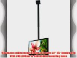 VideoSecu TV Ceiling Mount For Most 32-55 Inches LCD LED Plasma Flat Panel display with VESA