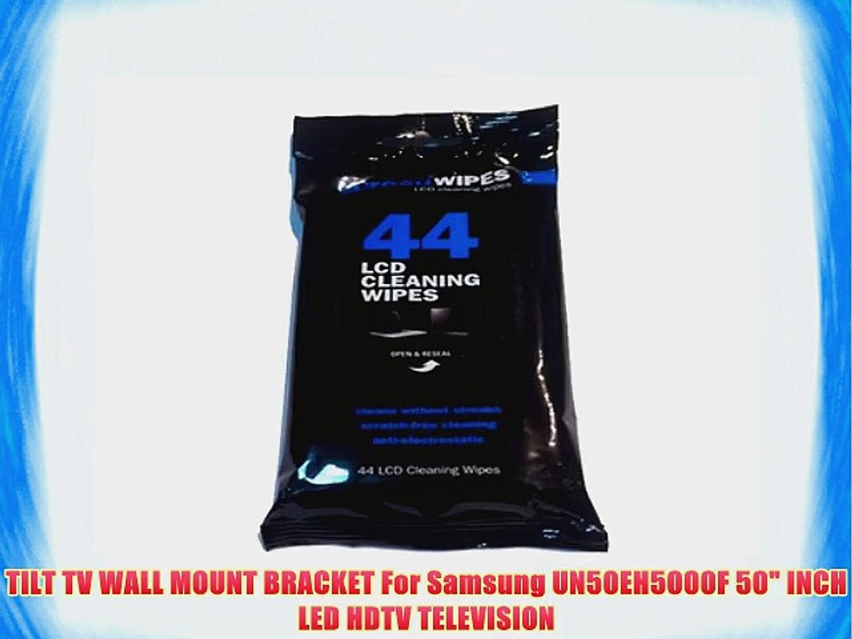 TILT TV WALL MOUNT BRACKET For Samsung UN50EH5000F 50 INCH LED HDTV TELEVISION