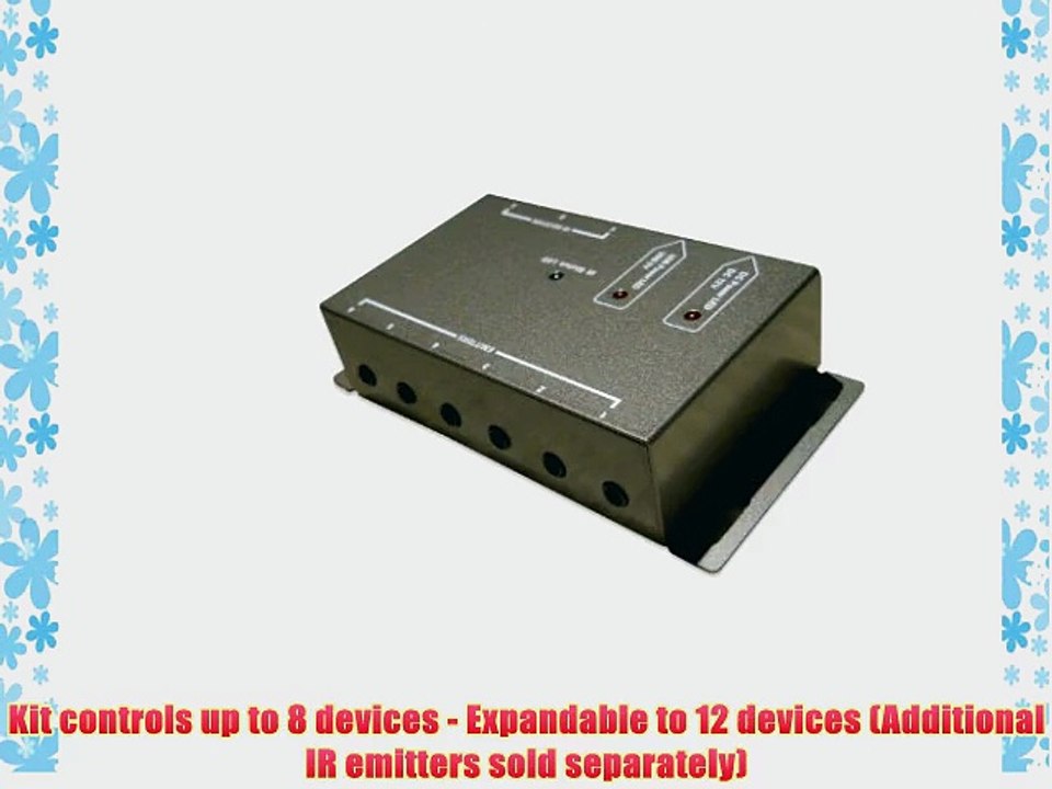 BAFX Products (R) - IR Repeater - Remote control extender Kit - Operate 1 to 8 devices! OR