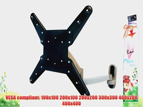 Full Motion Swing Out Tilt and Swivel Articulating Arm up to 400x400 VESA Fit for most 26-47