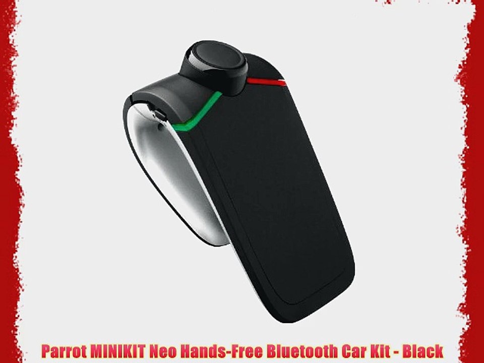Parrot MINIKIT Neo Hands-Free Bluetooth Car Kit - Black