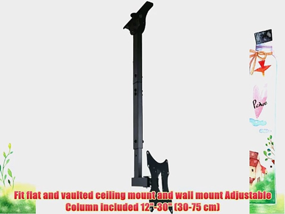 VideoSecu LCD TV Monitor Ceiling Mount Fits Most 23-37 LCD LED Flat Panel Display with VESA
