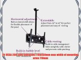 VideoSecu LCD Plasma Flat Panel TV Ceiling Mount Bracket for most 37 to 65 TV LED Television