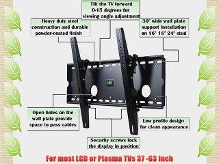 VideoSecu Tilt TV Wall Mount Bracket for Panasonic TC-P55VT30 TC-P55VT50 TC-P65VT50 TC-P42UT50