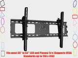 Black Adjustable Tilt/Tilting Wall Mount Bracket for RCA L40FHD41 40 Inch LCD HDTV TV Television