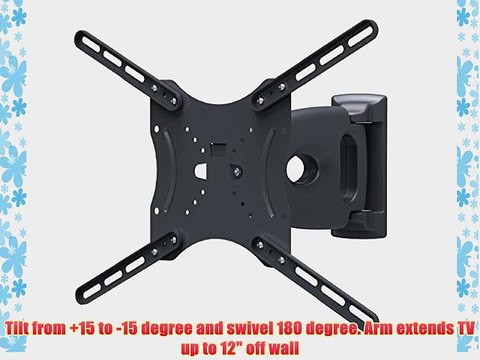 Mount World 1260 LCD LED Swivel Tilt Wall Mount Bracket for Sony HDTV BRAVIA 26 32 40 42 46