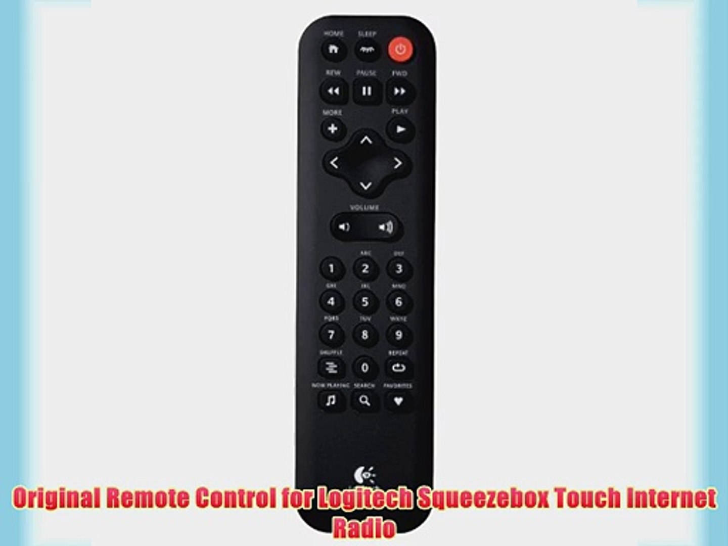 Original Remote Control for Logitech Squeezebox Touch Internet Radio -  video Dailymotion