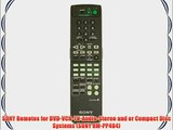 SONY Remotes for DVD-VCR-TV-Audio-Stereo and or Compact Disc Systems (SONY RM-PP404)