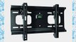 Black Adjustable Tilt/Tilting Wall Mount Bracket for Insignia NS-32D120A13 32 inch LED HDTV