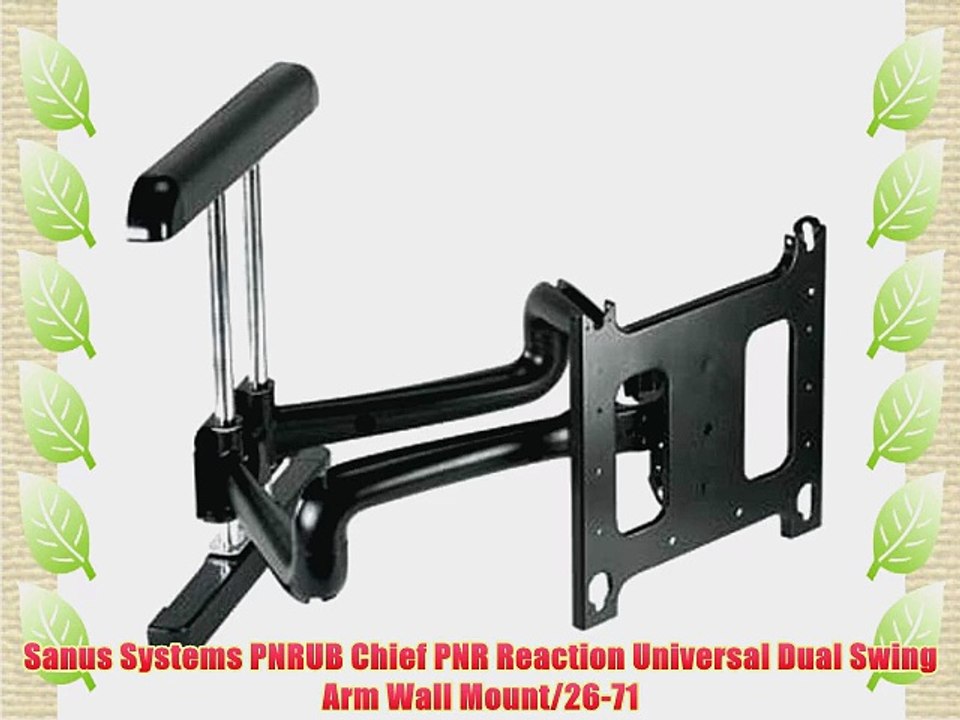 Sanus Systems PNRUB Chief PNR Reaction Universal Dual Swing Arm Wall Mount/26-71