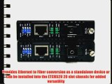 StarTech 10/100 Mbps Ethernet Single Mode WDM Fiber Media Converter Kit SC 20km
