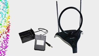 Exclusive By Tivax Battery Operated Amplified Indoor Digital TV Antenna