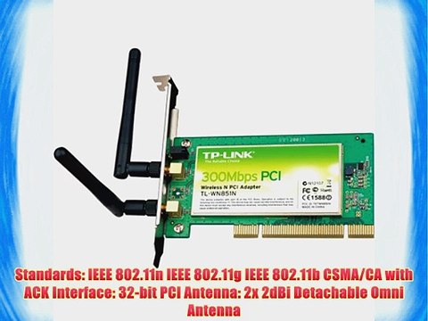 TP-Link TL-WN851N 300Mbps Wireless N PCI Adapter