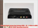 ViewHD Universal Multi-system PAL | NTSC Three Input: HDMI | RCA Composite AV | S-video R/L