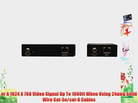 Tripp Lite VGA over Cat5 / Cat6 Extender Transmitter and Receiver with EDID Copy 1920x1440