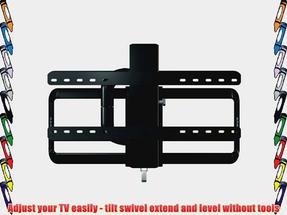 Sanus System VLF515-B1 Premium Series Full-Motion Mount for 51 - 70 flat TV