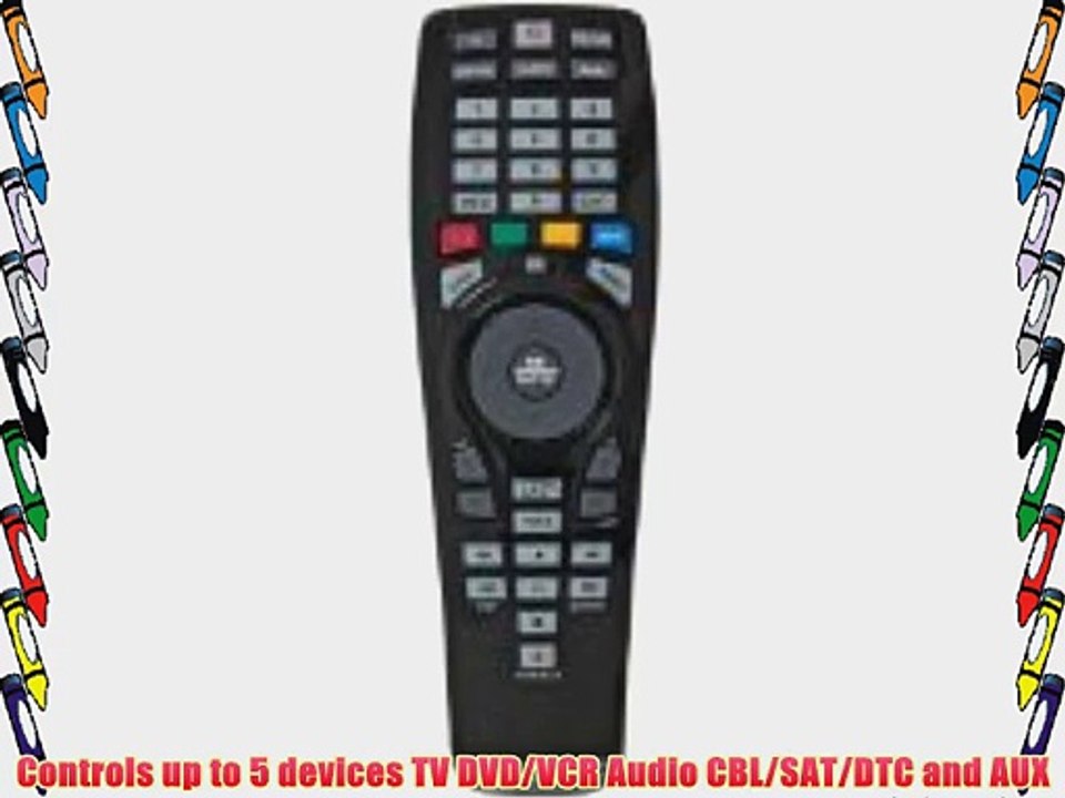 One for All Universal 5 Device Remote Control (OARC05G)