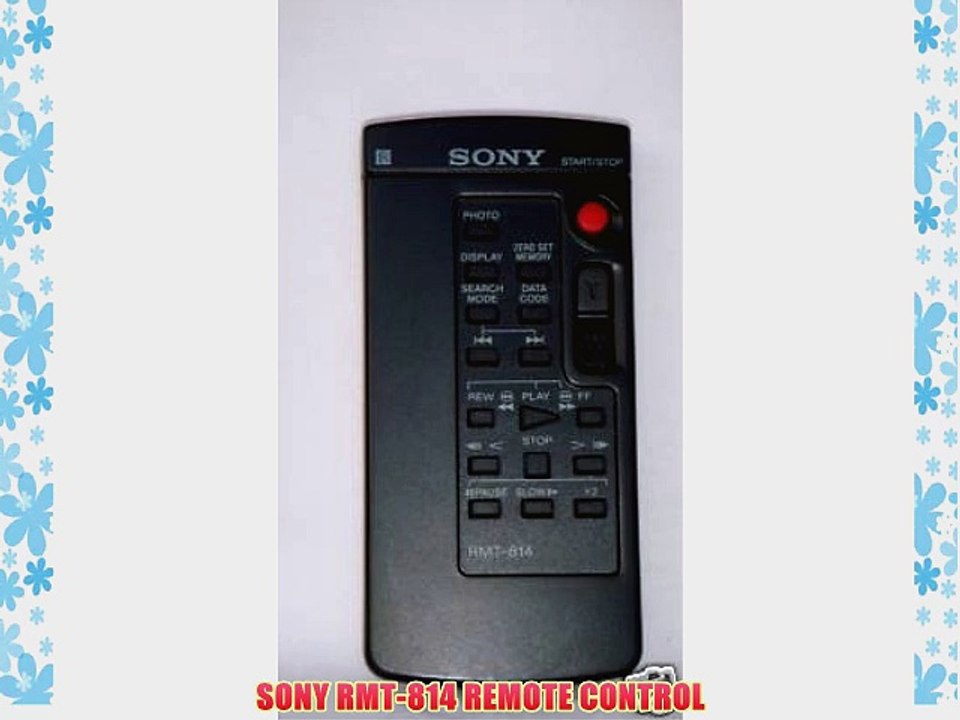 SONY RMT-814 REMOTE CONTROL