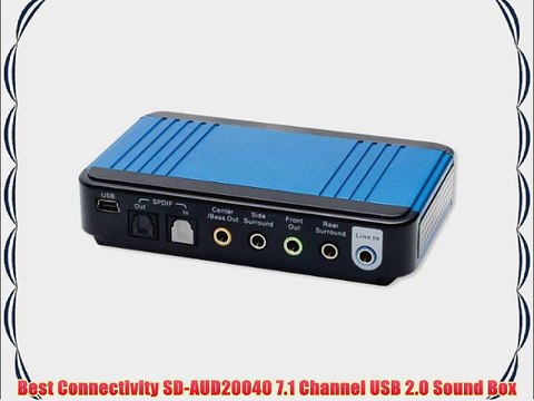 Best Connectivity SD-AUD20040 7.1 Channel USB?2.0 Sound Box