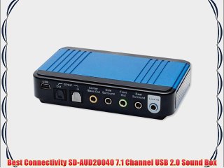 Best Connectivity SD-AUD20040 7.1 Channel USB?2.0 Sound Box