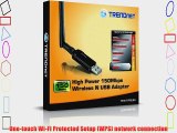 TRENDnet High Power Wireless N 150 Mbps USB 2.0 Adapter TEW-646UBH