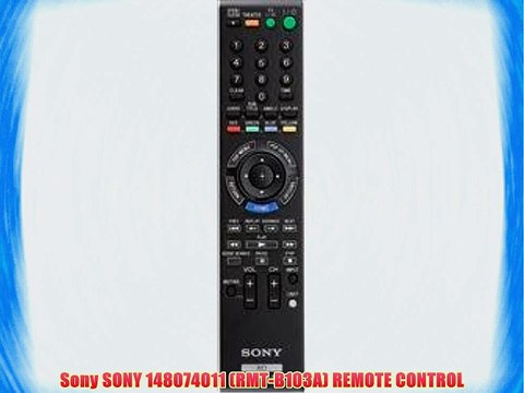 Sony SONY 148074011 (RMT-B103A) REMOTE CONTROL